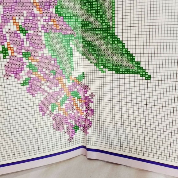 Been Helpin' Cat in Garden Flowers Cross Stitch Leaflet Book Color Charts 11205 - Picture 6 of 7